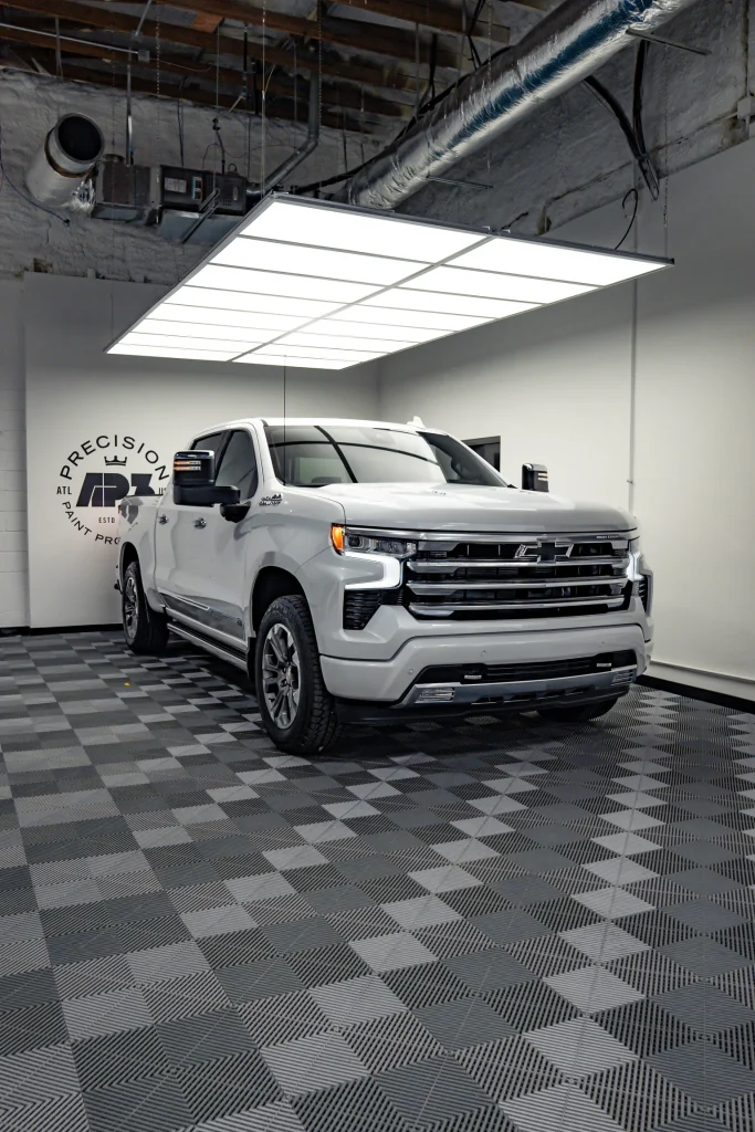 Chevy Silverado Paint Protection Film Protect your Chevy Silverado with expert PPF installation, ceramic coating, and window tint from AP3 in Atlanta. Get long-lasting protection, warranty coverage, and a flawless finish.