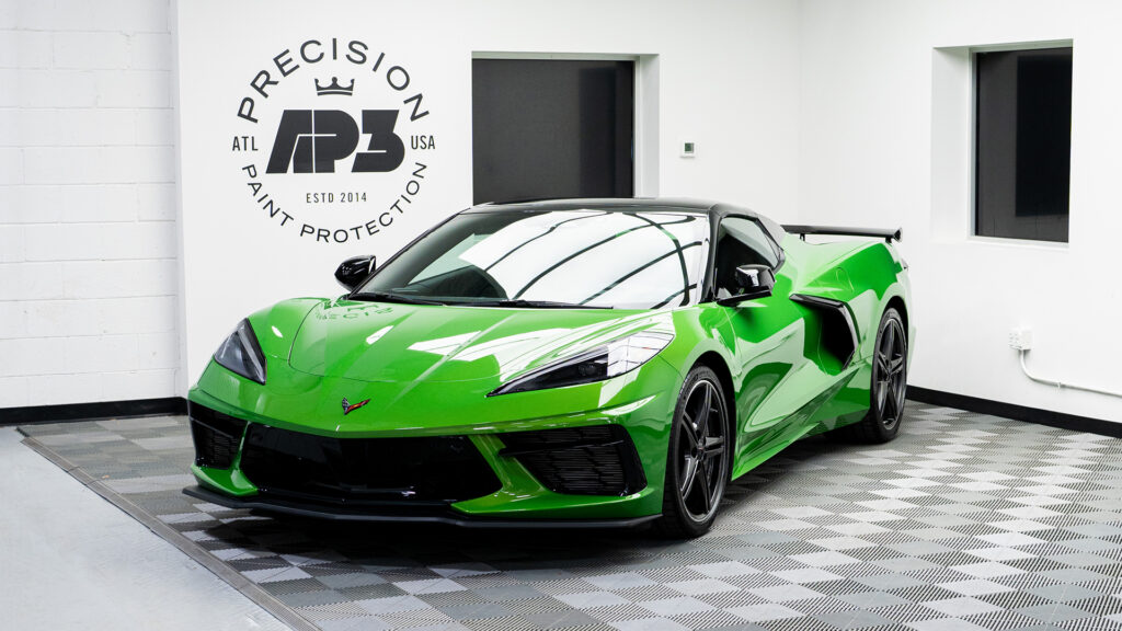 Green Corvette Stingray HTC