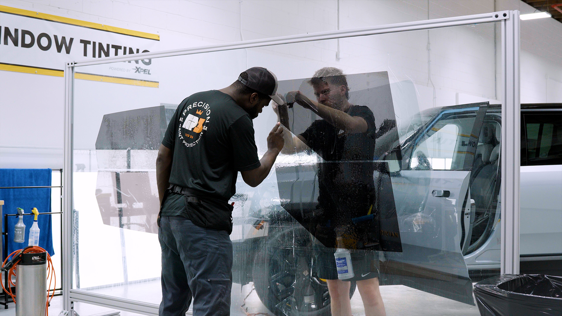 PREPPING WINDOW TINT
